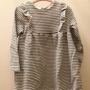 Zara girl striped dress